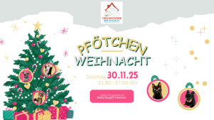 Pfötchen-Weihnacht im Tierheim @ Wally-Bangert-Tierheim